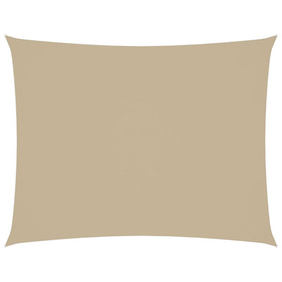 Vidaxl Sun Shade Rectangular 2x3,5 M Tessuto Oxford Beige