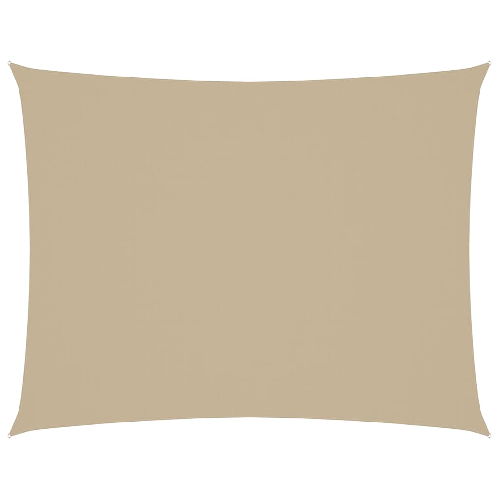 Vidaxl Sun Shade Rectangular 2x3,5 M Tessuto Oxford Beige