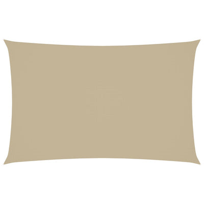 Vidaxl Sun Shade Rectangular 2x5 M in tessuto Oxford beige