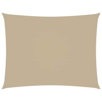Vidaxl Sun Shade Rectangular 2,5x3,5 m Fassoso beige in tessuto Oxford