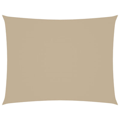 Vidaxl Sun Shade Rectangular 2.5x4 M in tessuto Oxford Beige