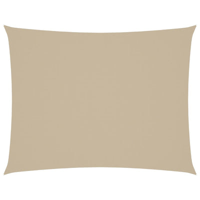 Vidaxl Sun Shade Rectangular 3x4,5 M in tessuto Oxford Beige