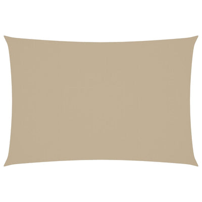 Vidaxl Sun Shade Rectangular 3x5 M in tessuto Oxford Beige