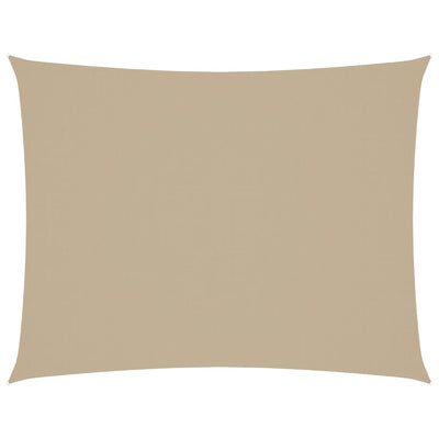 Vidaxl Sun Shade Rectangular 3x6 M in tessuto Oxford beige