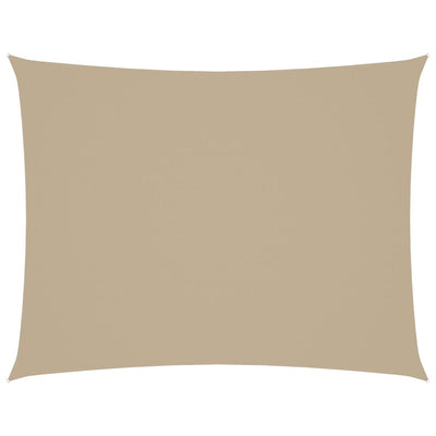 Vidaxl Sun Shade Rectangular 4x5 M in tessuto Oxford beige