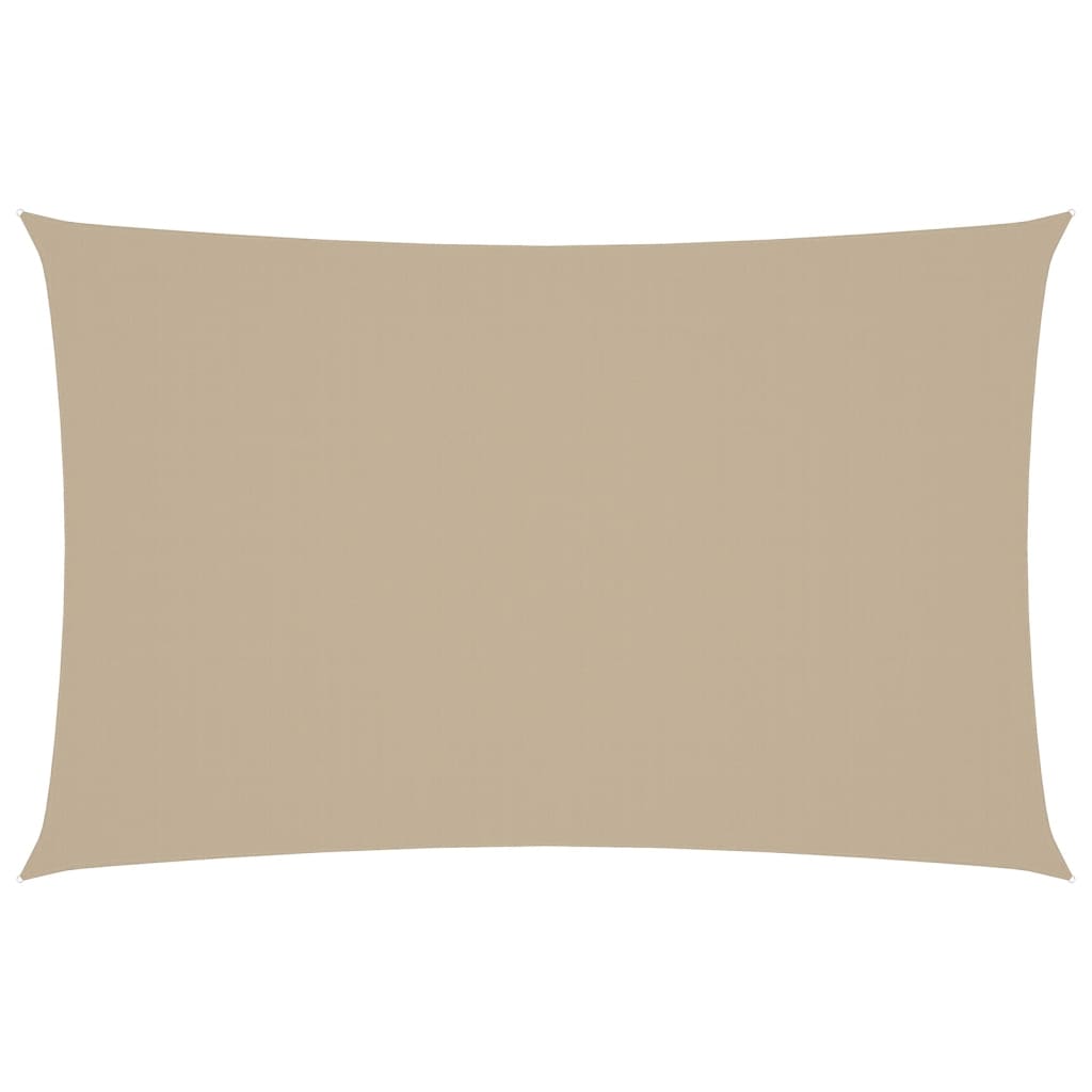 Vidaxl Sunshade Rectangular 4x7 M Oxford Fabric beige