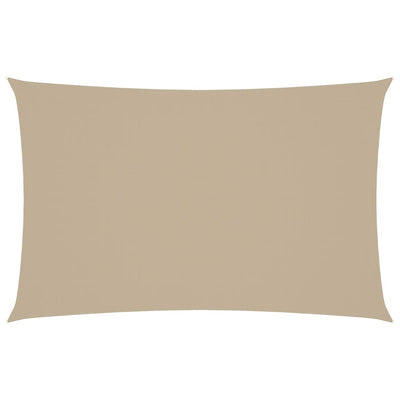 Vidaxl Sun Shade Rectangular 4x7 M in tessuto Oxford beige