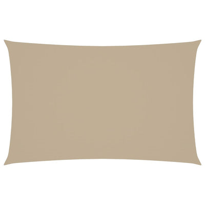 Vidaxl Sunshade Rectangular 5x8 M Oxford Fabric beige