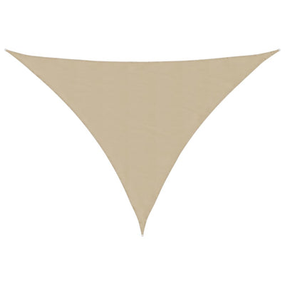 Vidaxl Sunshade Triangular 3x4x5 M Oxford Fabric beige