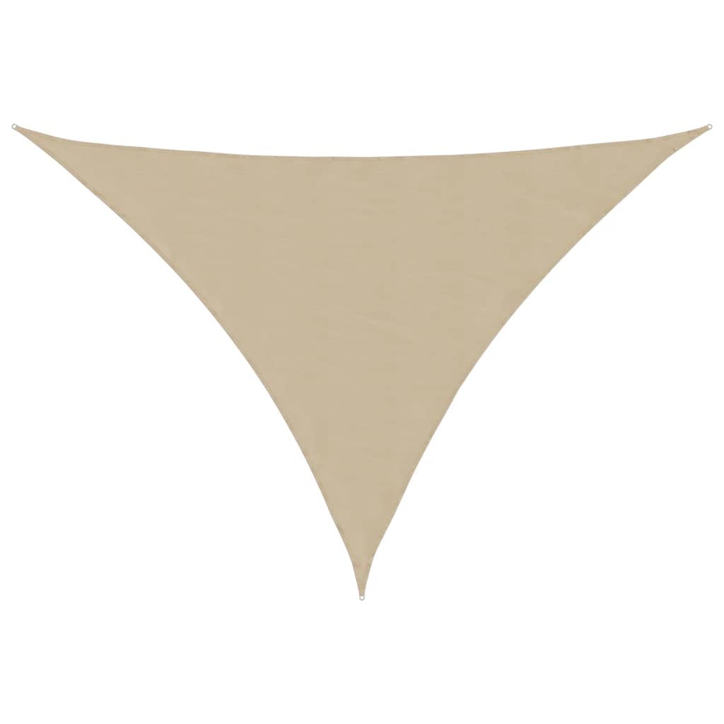 Vidaxl Sunshade Triangular 4x5x6.4 M Oxford Fabric beige