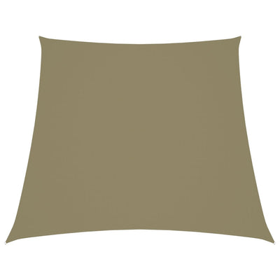 Vidaxl Zonnezeil Trapezium 2 4x3 M tessuto oxford beige