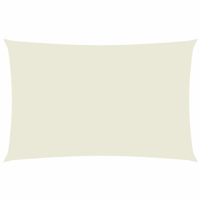 Vidaxl Sun Shade Rectangular 2x5 M in tessuto Oxford Crème colorato