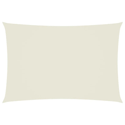 Vidaxl Sun Shade Rectangular 2.5x4,5 M Tessuto Oxford Crème