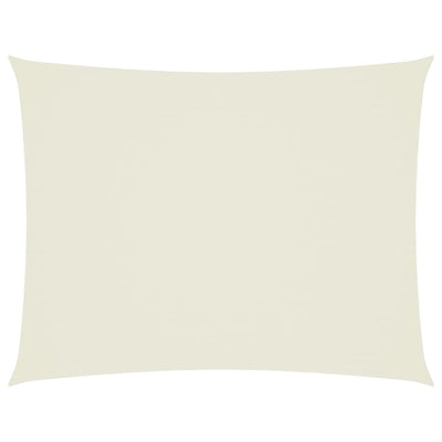 Vidaxl Sun Shade Rectangular 3x4 M in tessuto Oxford Cream