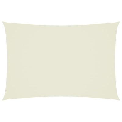Vidaxl Sun Shade Rectangular 3x5 M in tessuto Oxford Crème colorato