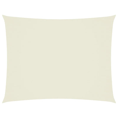 Vidaxl Sun Shade Rectangular 3.5x5 M in tessuto Oxford Crème