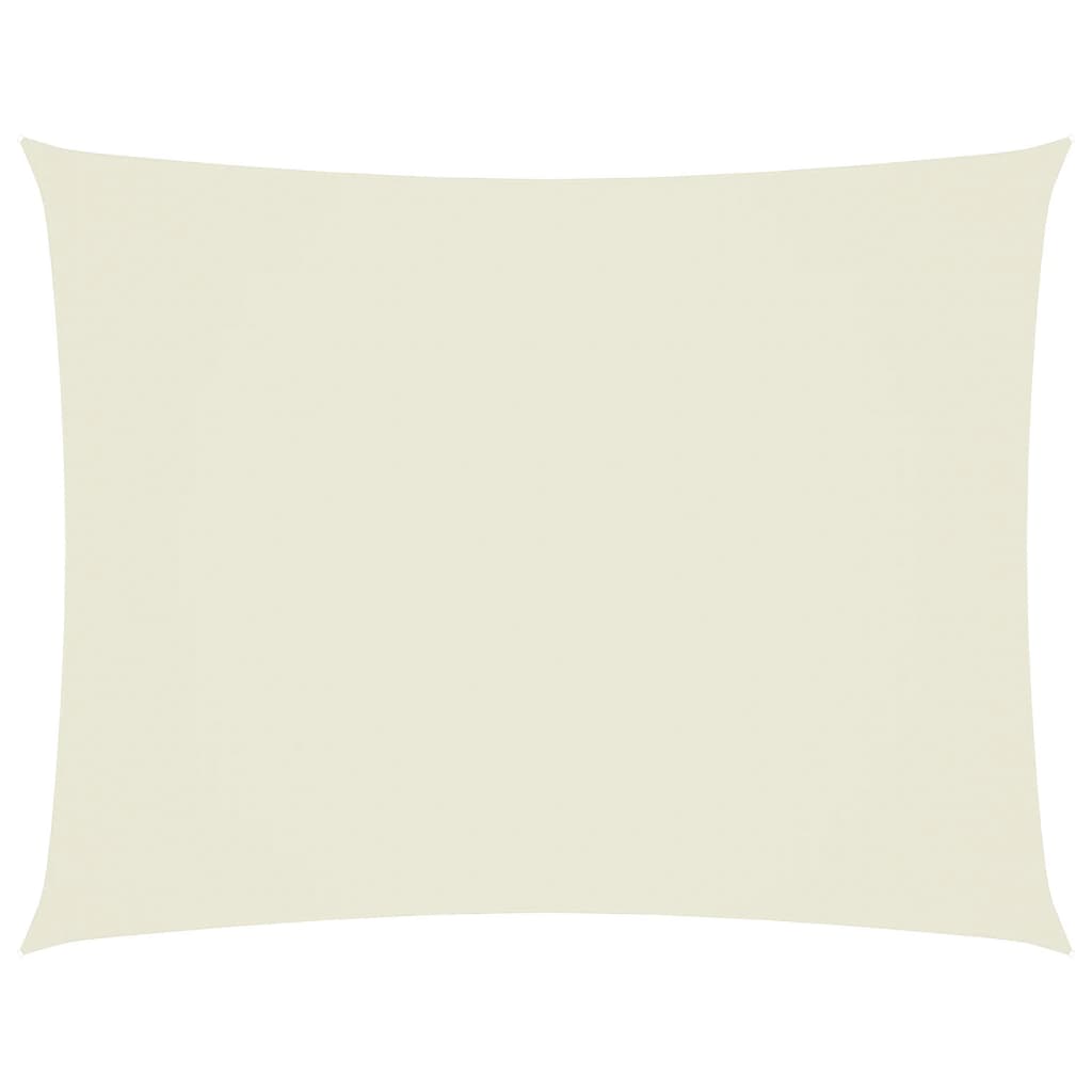 Vidaxl Sun Shade Rectangular 3.5x5 M in tessuto Oxford Crème