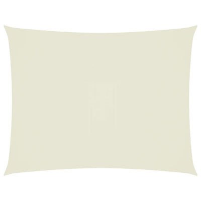 Vidaxl Sun Shade Rectangular 4x5 M Oxford Fabric Crème -Collorato