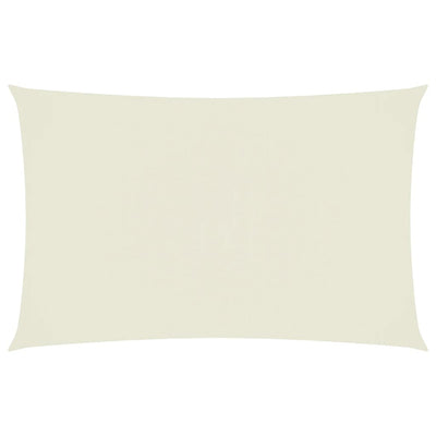 Vidaxl Sun Shade Rectangular 4x7 M in tessuto Oxford Crème colorato