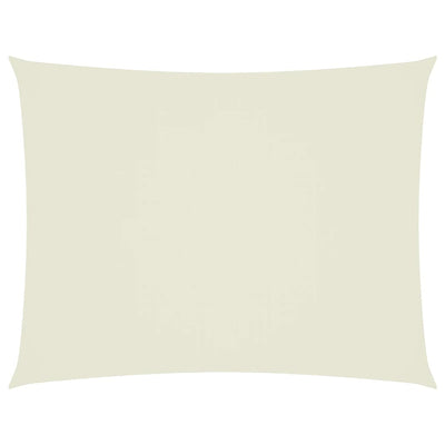 Vidaxl Sun Shade Rectangular 5x6 M in tessuto Oxford Crème colorato