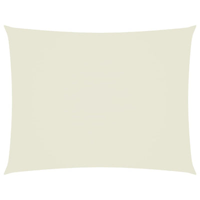Vidaxl Sun Shade Rectangular 5x7 M Tessuto Oxford Crème Colorato