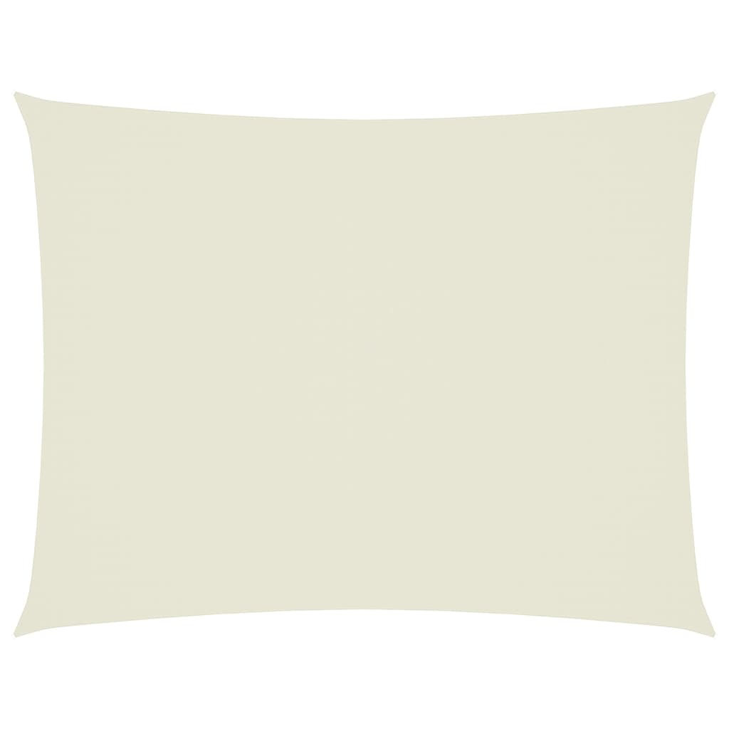 Vidaxl Sun Shade Rectangular 6x8 M Oxford Fabric Cream