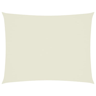 Vidaxl Sunshade Rectangular 6x8 M Oxford Fabric Cream -Coled