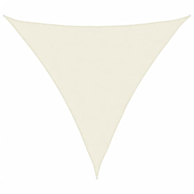 Vidaxl Sun Shade Triangular 3x3x3 M Oxford Fabric Crème -Collorato