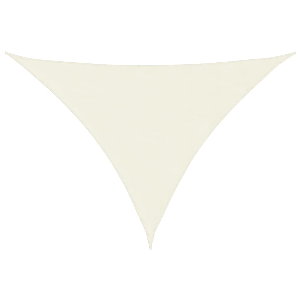 Vidaxl Sunshade Triangular 3.5x3.5x4.9 M Oxford Fabric Cream -Coled