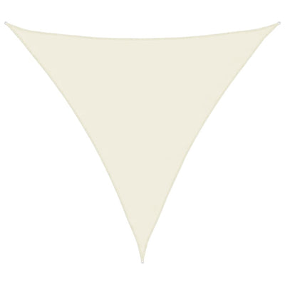 Vidaxl Sun Shade Triangular 4x4x4 M Oxford Fabric Crème -Collorato