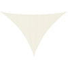 Vidaxl Sun Shade Triangular 4x5x5 M Tessuto Oxford Crème colorato