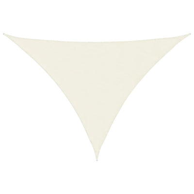 Vidaxl Sun Shade Triangular 5x7x7 M Oxford Fabric Crème -Collorato