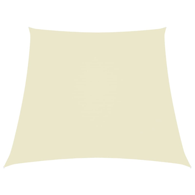 Trapecio Vidaxl Sunshade 4 5x4 M Oxford Fabric crème -Coleed