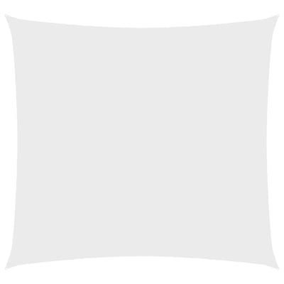 Vidaxl Sun Shade Square 2,5x2,5 M tessuto Oxford bianco