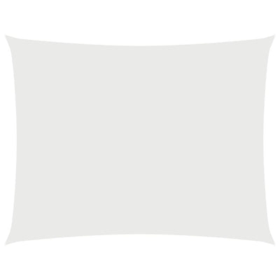 Vidaxl Sun Shade Rectangular 2x3,5 M tessuto Oxford bianco