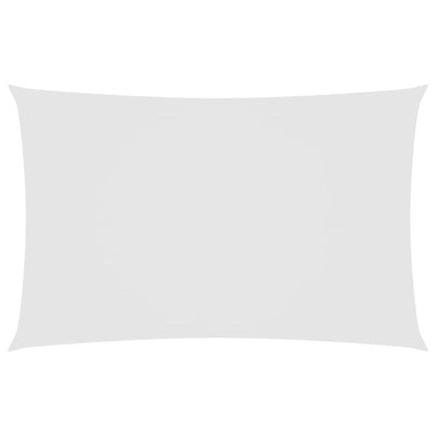 Vidaxl Sun Shade Rectangular 2.5x5 M tessuto Oxford bianco