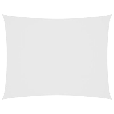 Vidaxl Sun Shade Rectangular 3x4 M tessuto Oxford bianco