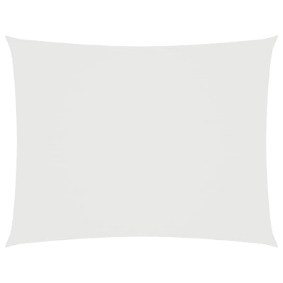 Vidaxl Sun Shade Rectangular 3x5 M tessuto Oxford bianco