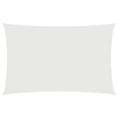Vidaxl Sun Shade Rectangular 4x7 M tessuto Oxford bianco