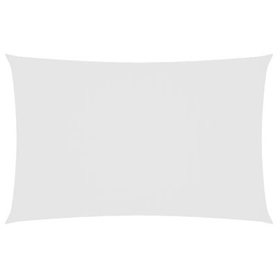 VidaXL Zonnescherm rechthoekig 6x8 m oxford stof wit