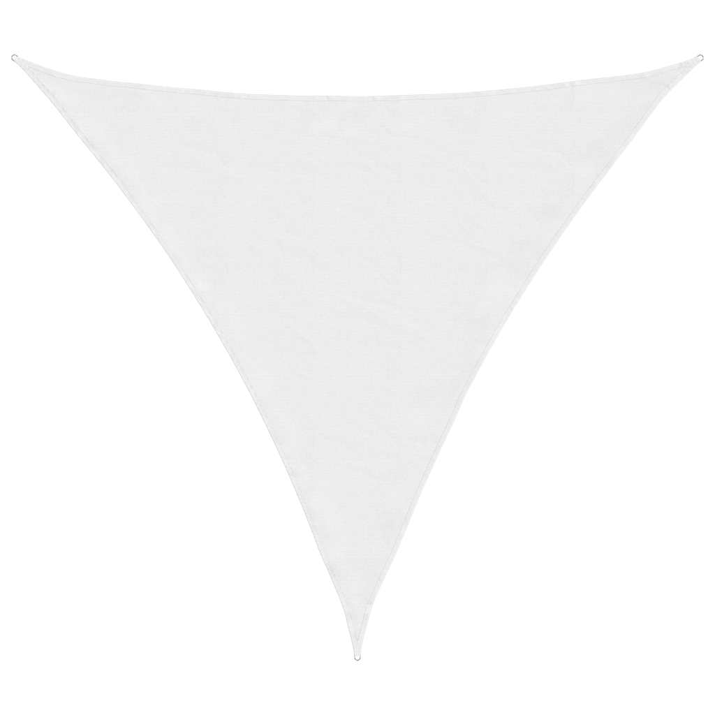 Vidaxl Sunshade Triangular 4x4x4 M Oxford Fabric White