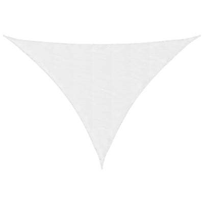 Vidaxl Sun Shade Triangular 4x4x5.8 M tessuto Oxford bianco