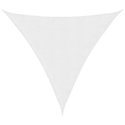 Vidaxl Sun Shade Triangular 6x6x6 M tessuto Oxford bianco
