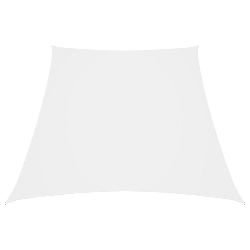 Vidaxl Zonnezeil Trapezium 2 4x3 M Oxford Fabric White