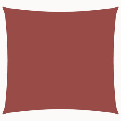 Vidaxl Sun Shade Square 6x6 M Oxford Fabric Terracotta -Colored