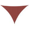 Toldo vidaxx triangular 2,5x2,5x3,5m tela oxford terracota