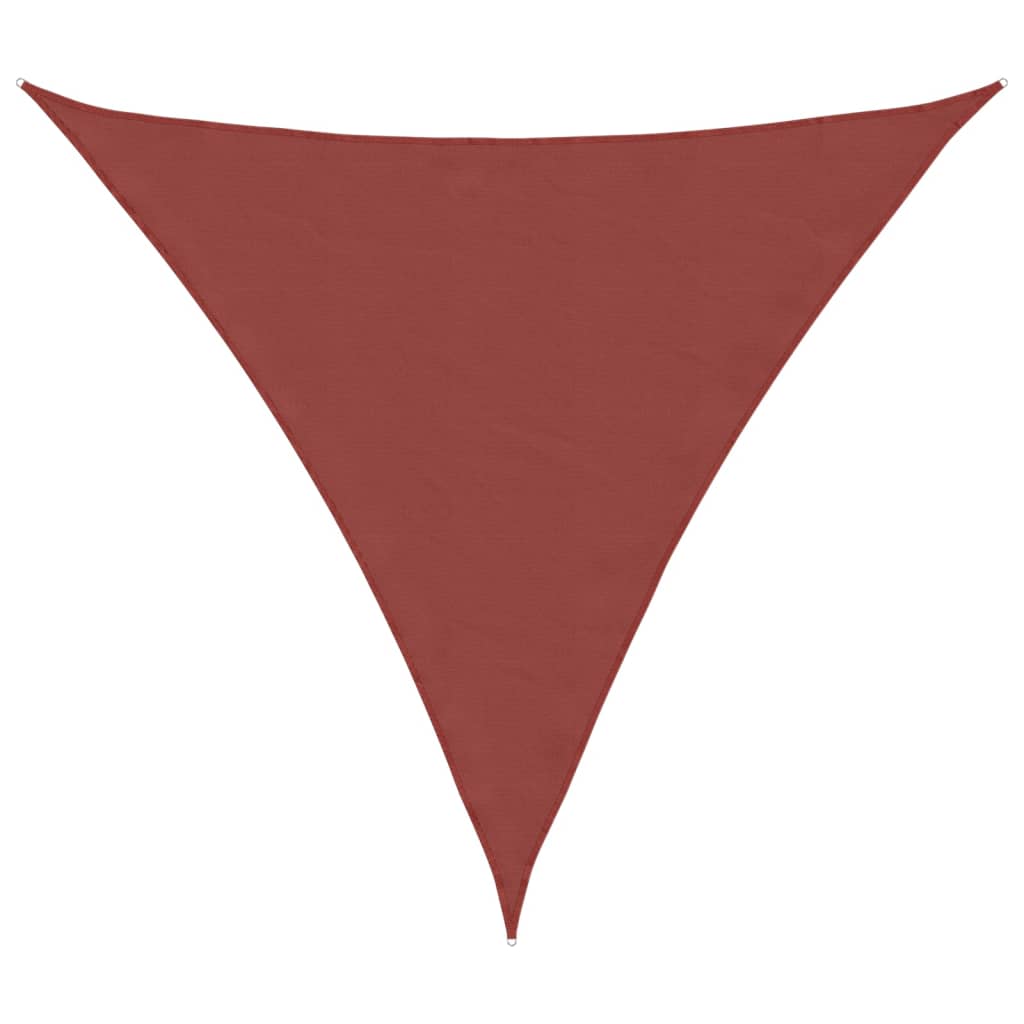 Tenda triangolare Vidaxx 4x4x4 m tessuto oxford color terracotta