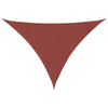 Toldo vidaxx triangular 4x5x5 m tela oxford color terracota