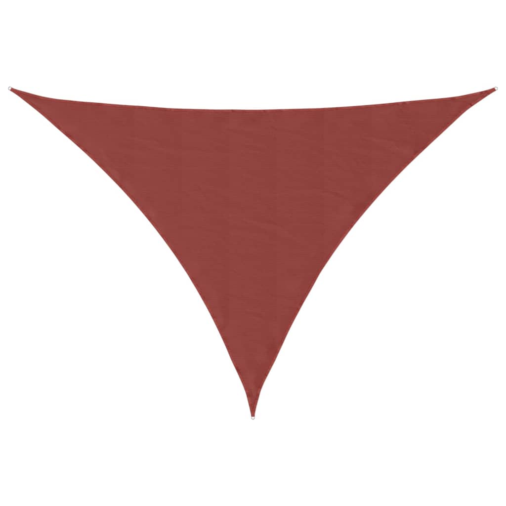 Tenda triangolare Vidaxx 4x5x6,4 m tessuto oxford color terracotta
