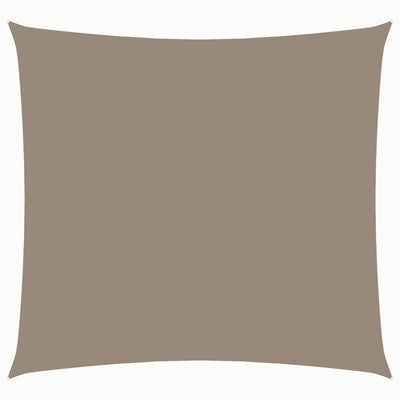 Vidaxl Sun Shade Square 3x3 M Tessuto Oxford Taupe